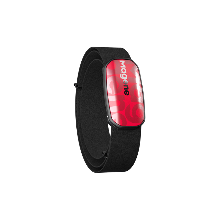 Magene H603 Heart Rate Monitor pulzusmérő, precíz, kényelmes, fekete piros