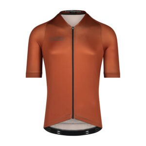 Bioracer Icon Jersey Metalix kerékpáros mez, légáteresztő, fényvisszaverő, barna bronz