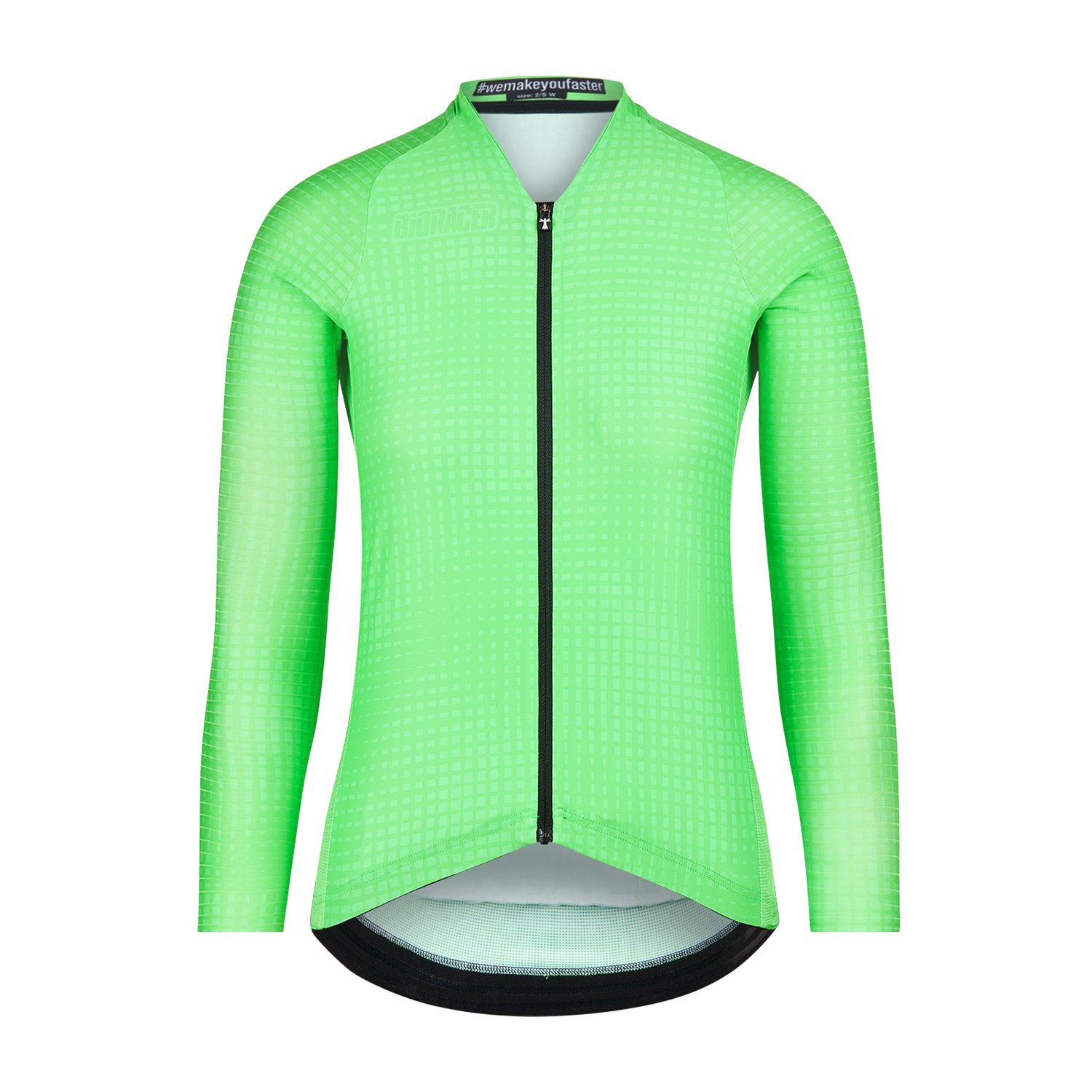 Bioracer Icon Op Art női hosszú ujjú kerékpáros mez, légáteresztő, rugalmas, kényelmes, zöld Bioracer Icon Op Art női hosszú ujjú kerékpáros mez, légáteresztő, rugalmas, kényelmes, zöld