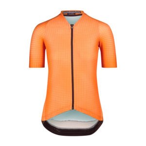 Bioracer Icon Women’s Jersey Op Art női kerékpáros mez, aerodinamikus, légáteresztő, narancssárga