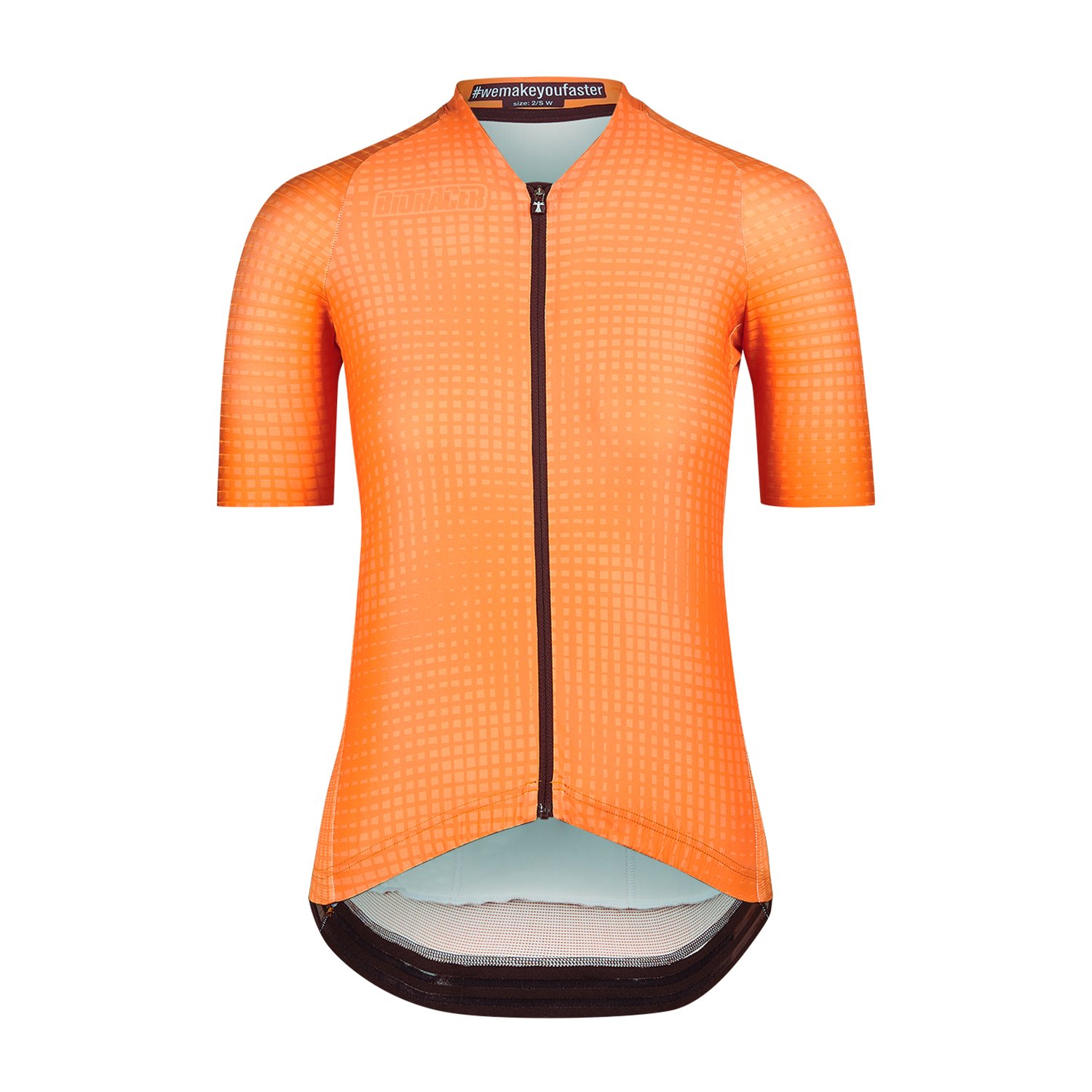Bioracer Icon Women’s Jersey Op Art női kerékpáros mez, aerodinamikus, légáteresztő, narancssárga