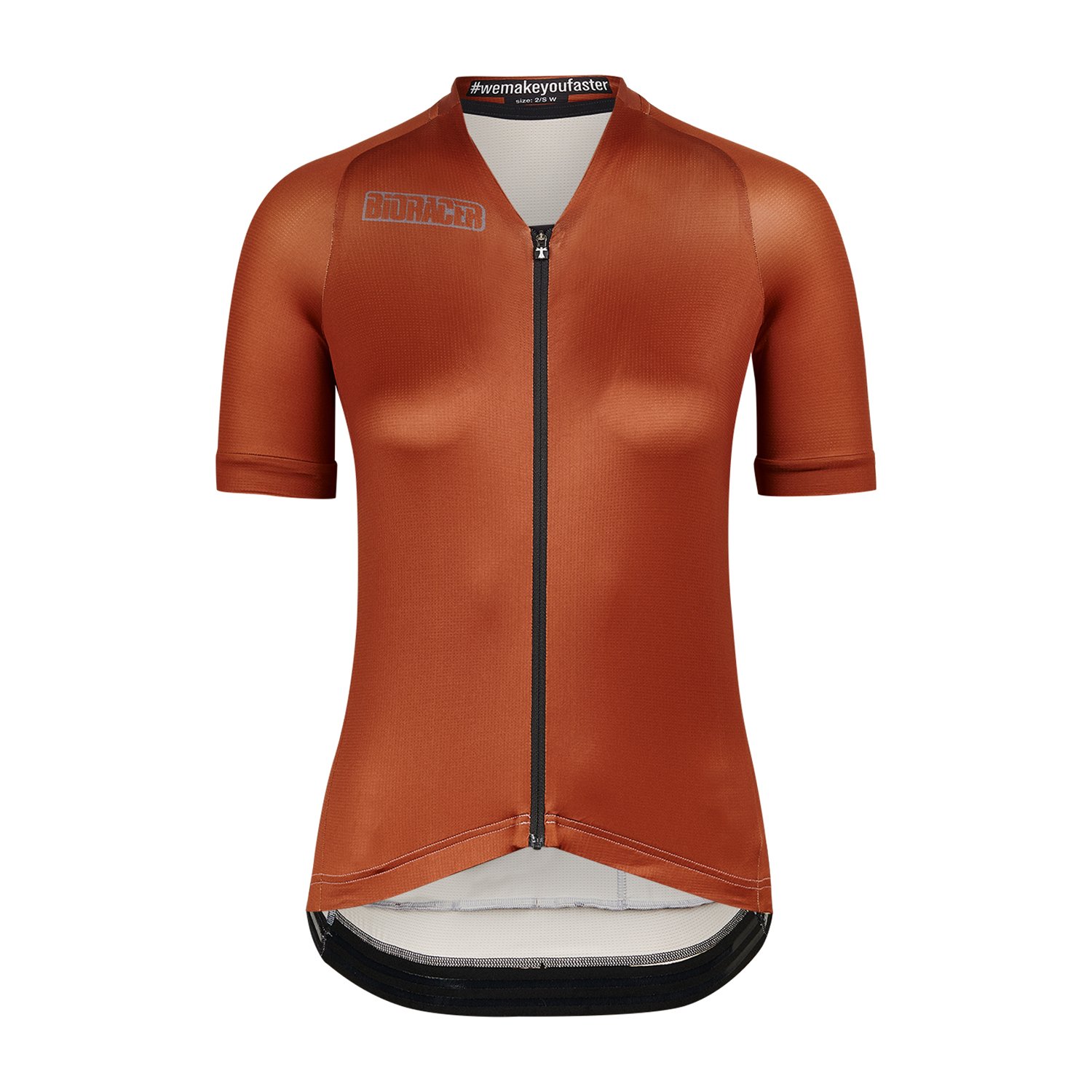 Bioracer Icon Women’s Jersey Metalix női kerékpáros mez, aerodinamikus, légáteresztő, barna bronz
