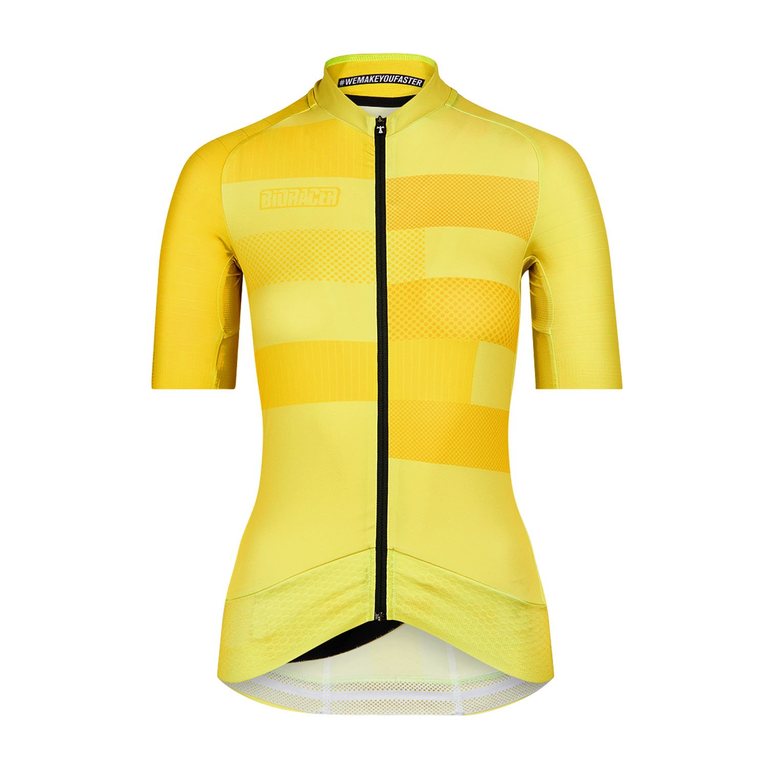 Bioracer Epic Women’s Jersey Slice női kerékpáros mez, légáteresztő, kényelmes, sárga