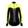 Bioracer Vesper Tempest Jacket Women Fluo női kerékpáros kabát, szélálló, vízlepergető, jó láthatóság, neon sárga