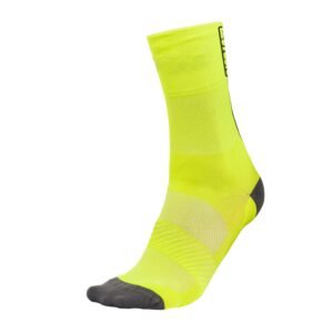 Bioracer Summer Socks kerékpáros zokni, légáteresztő, könnyű, jól látható, sárga