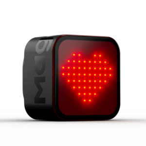 Magene L308 Intelligent Expression Tail Light intelligens hátsó lámpa, kerékpáros, vízálló, fekete piros