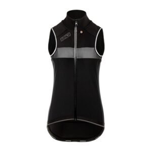 Bioracer Vesper Tempest Full Protect női kerékpáros mellény, szélálló, vízlepergető, légáteresztő, fekete