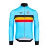 Bioracer Official Belgian Cycling Icon Tempest Jacket férfi kerékpáros kabát, szélálló, vízálló, kék