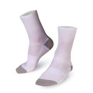 Bioracer Classic Socks kerékpáros zokni, kényelmes, légáteresztő, fehér