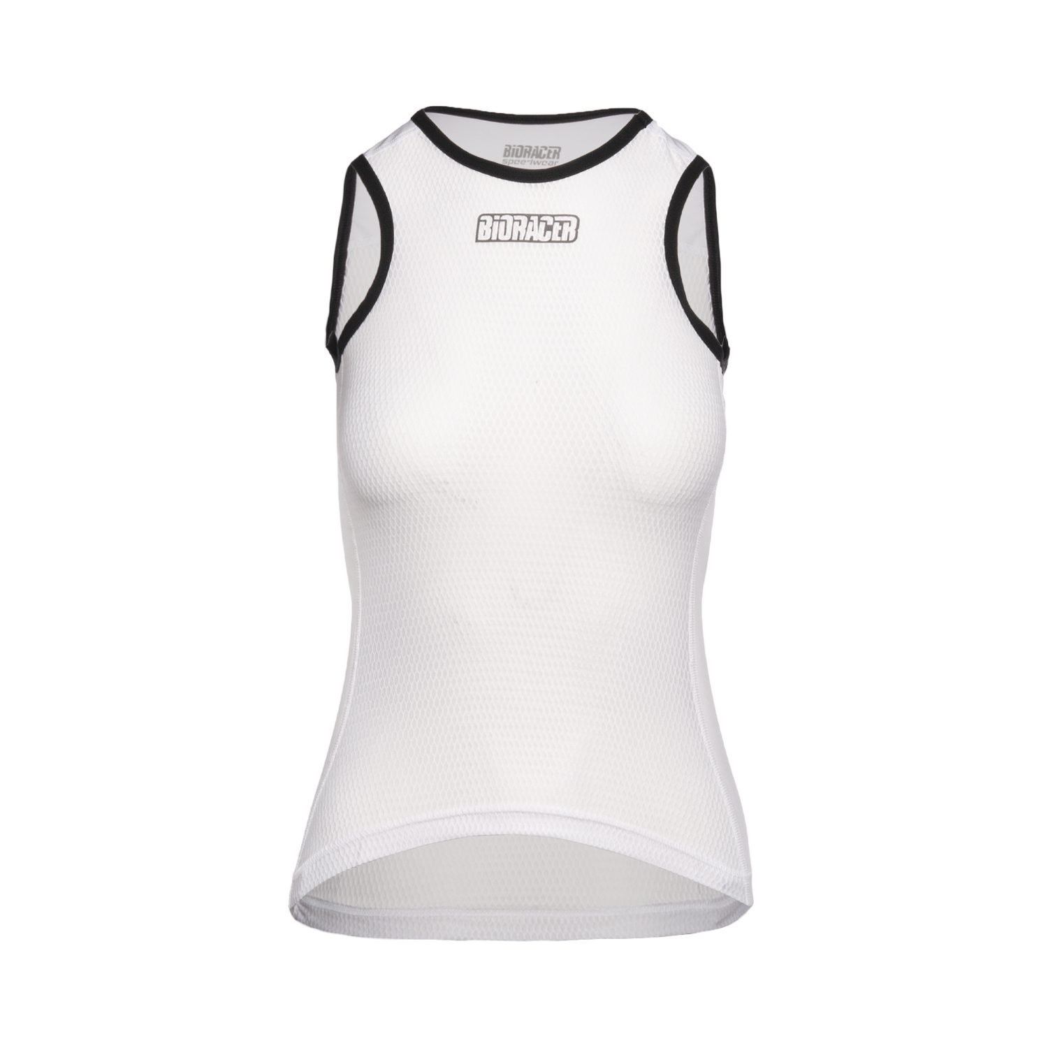 Bioracer Sleeveless Breeze Women’s Base Layer női aláöltözet, légáteresztő, könnyű, fehér Bioracer Sleeveless Breeze Women’s Base Layer női aláöltözet, légáteresztő, könnyű, fehér