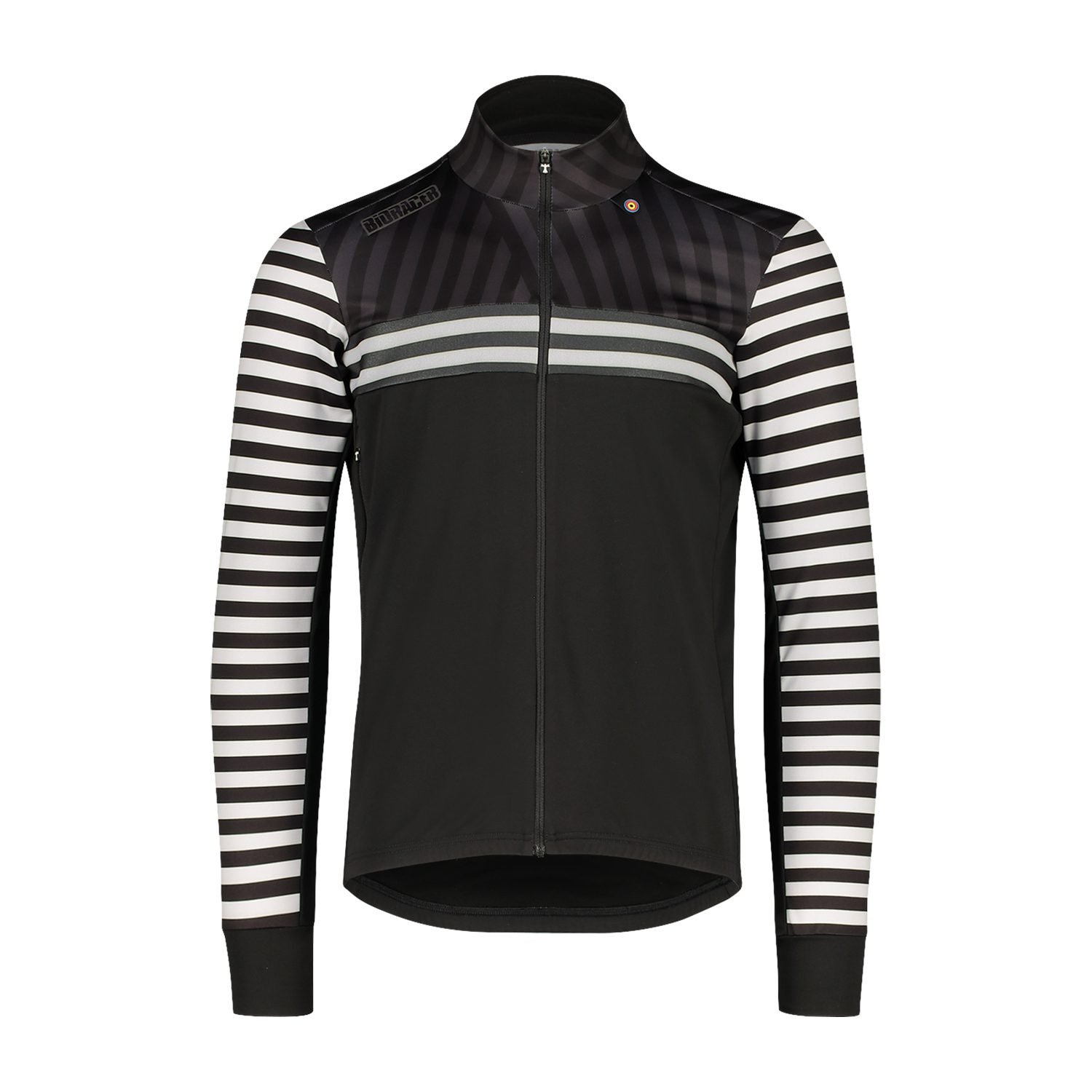 Bioracer Spitfire Tempest Light Pixel Jacket Life Is A férfi kerékpáros kabát, szélálló, vízálló, feketer fehér