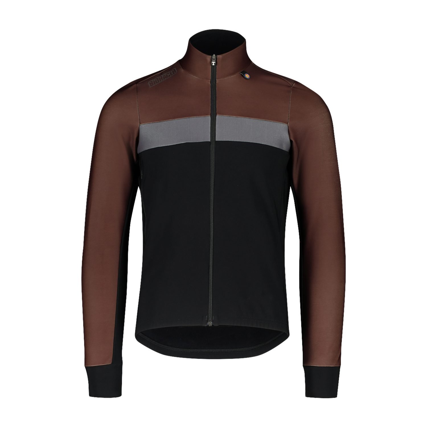 Bioracer Spitfire Tempest Pixel Jacket kerékpáros kabát, szélálló, vízlepergető, fekete barna