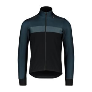 Bioracer Spitfire Tempest Pixel Jacket kerékpáros kabát, szélálló, vízlepergető, fekete kék