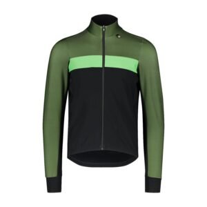 Bioracer Spitfire Tempest Pixel Jacket kerékpáros kabát, szélálló, vízlepergető, fekete zöld