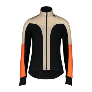 Bioracer Vesper Tempest Pixel Women’s Jacket női kerékpáros kabát, szélálló, vízlepergető, fekete homok sárga