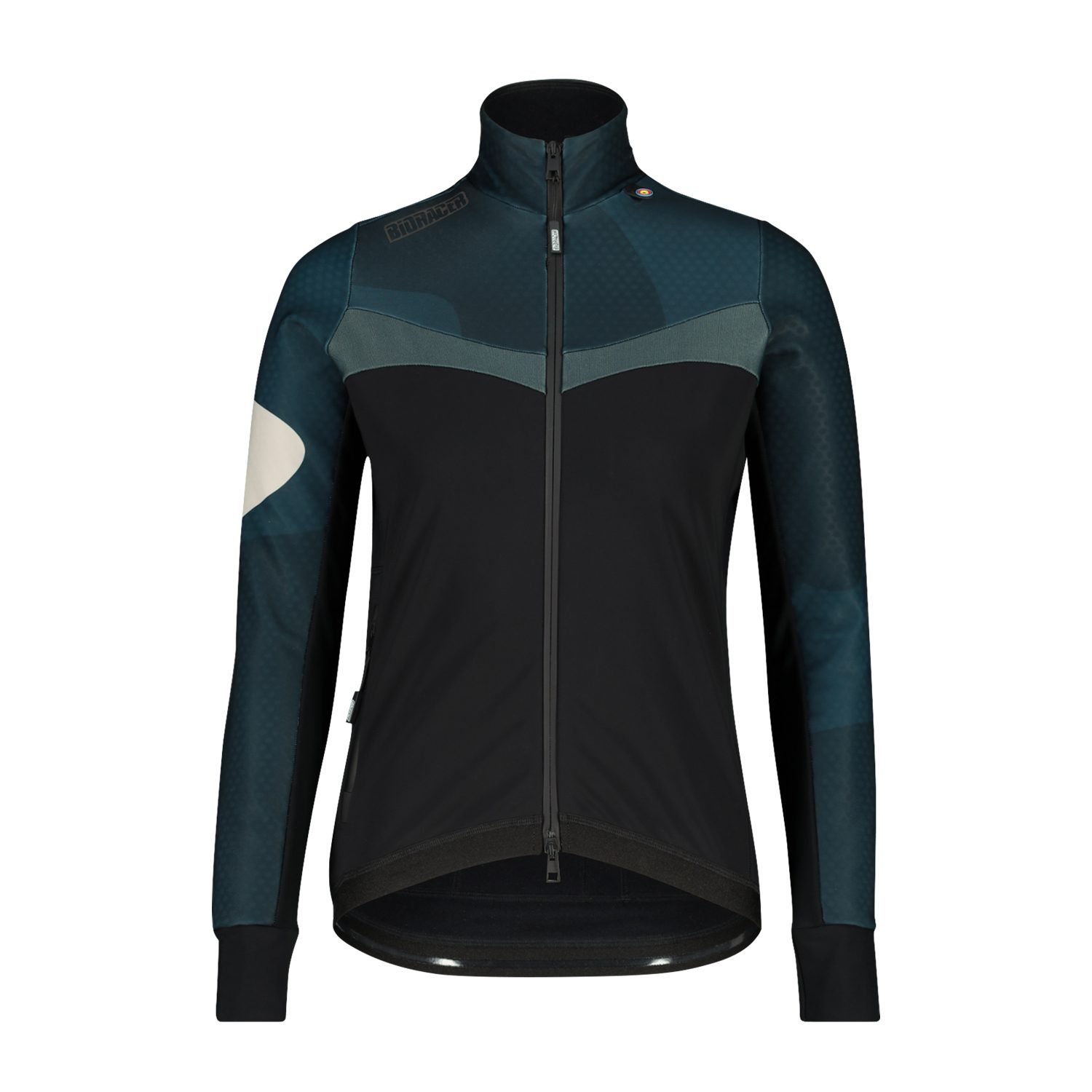 Bioracer Vesper Tempest Protect Women’s Jacket Mixoff női kerékpáros kabát, szélálló, vízlepergető, fekete kék Bioracer Vesper Tempest Protect Women’s Jacket Mixoff női kerékpáros kabát, szélálló, vízlepergető, fekete kék