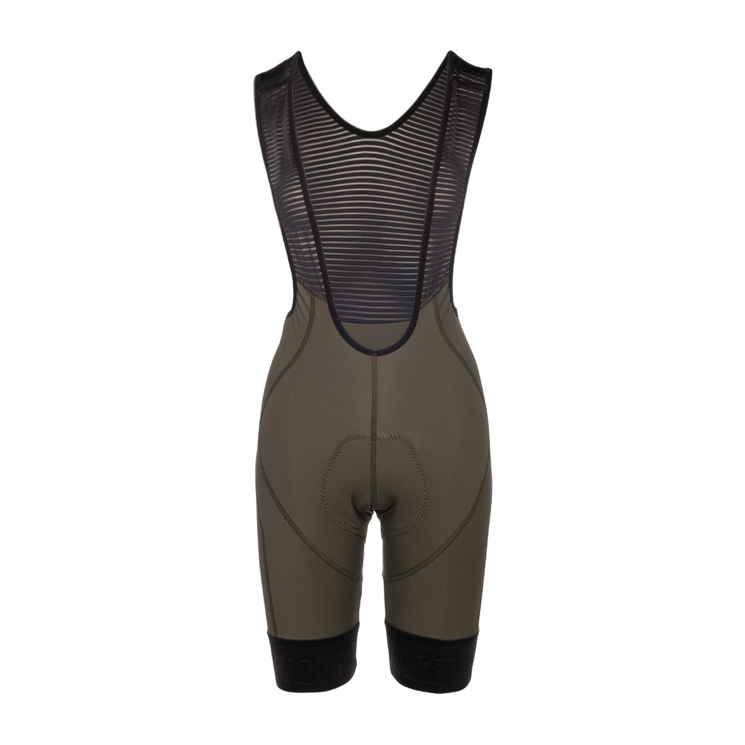 Bioracer Icon Cargo Bibshorts Women női kerékpáros kantáros nadrág (bibshort), kényelmes, ergonomikus, oliva zöld