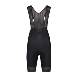 Bioracer Icon kerékpáros kantáros nadrág (bibshort), fekete sötétzöld, kényelmes, légáteresztő