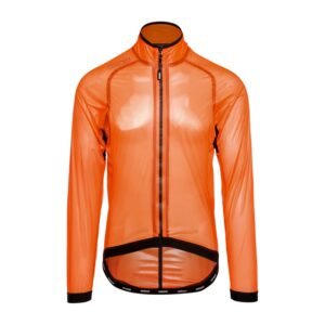 Bioracer Epic Rainy Jacket kerékpáros kabát, vízálló, szélálló, jól látható, neon narancssárga