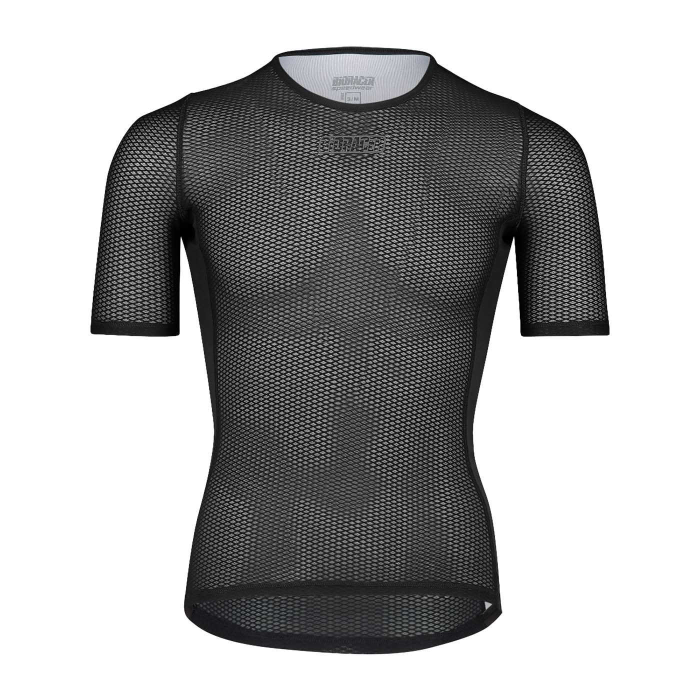 Bioracer Short Sleeve Breeze Base Layer kerékpáros aláöltözet, légáteresztő, rövid ujjú, fekete