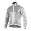 Bioracer Cristallon Jacket Transparent átlátszó kerékpáros eső kabát, szélálló, vízlepergető, világos, szürke ezüst