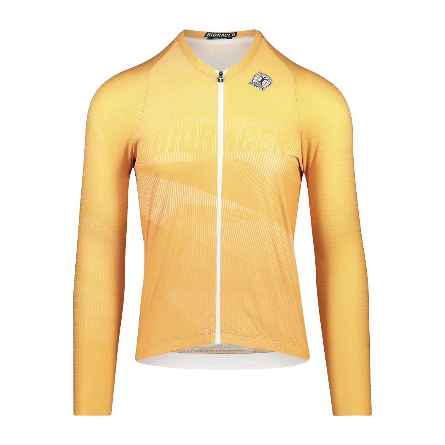 Bioracer Icon Long Sleeve Jersey hosszú ujjú kerékpáros mez, légáteresztő, kényelmes, sárga