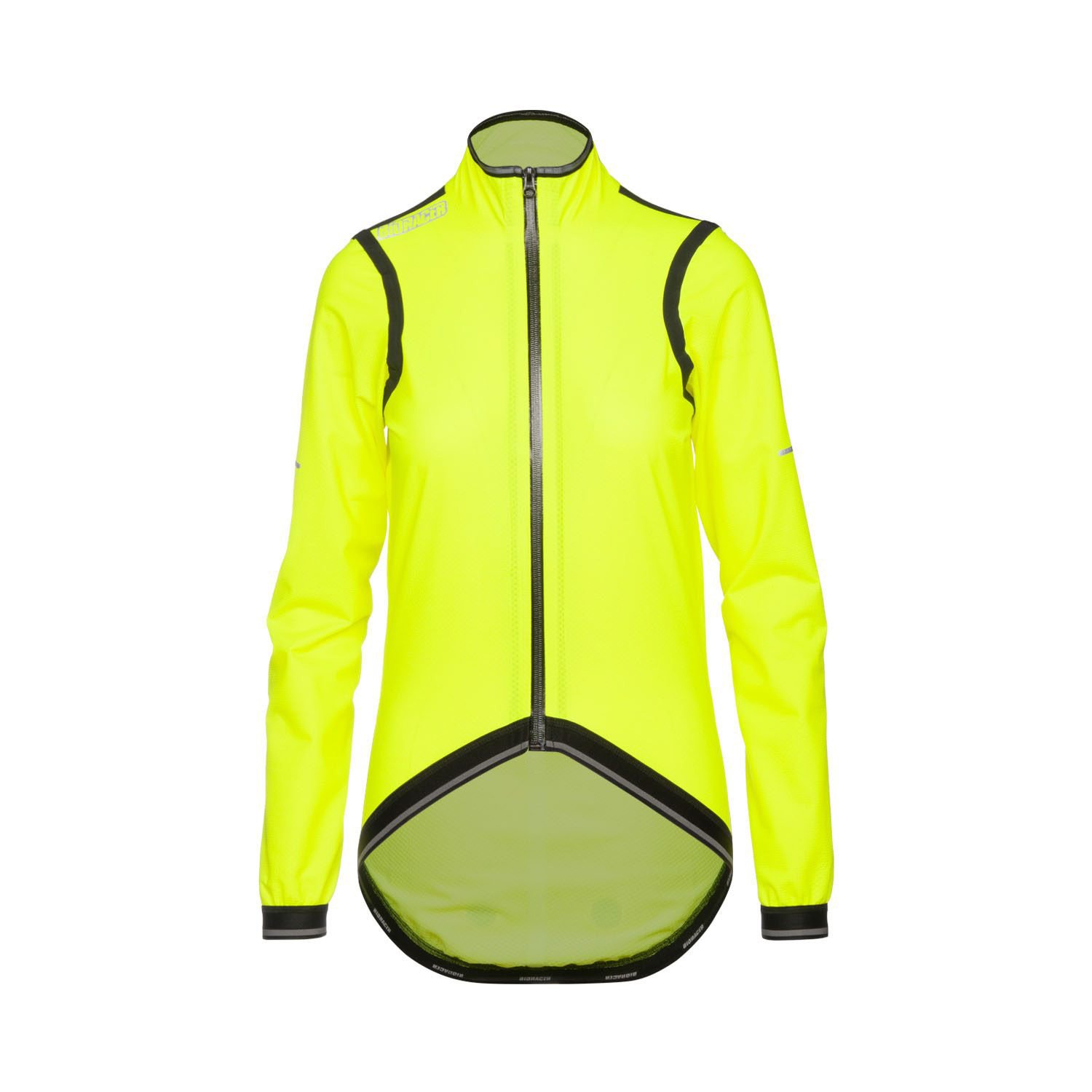 Bioracer Kaaiman Jacket Women női kerékpáros kabát, szélálló, vízlepergető, jól látható, neon sárga Bioracer Kaaiman Jacket Women női kerékpáros kabát, szélálló, vízlepergető, jól látható, neon sárga