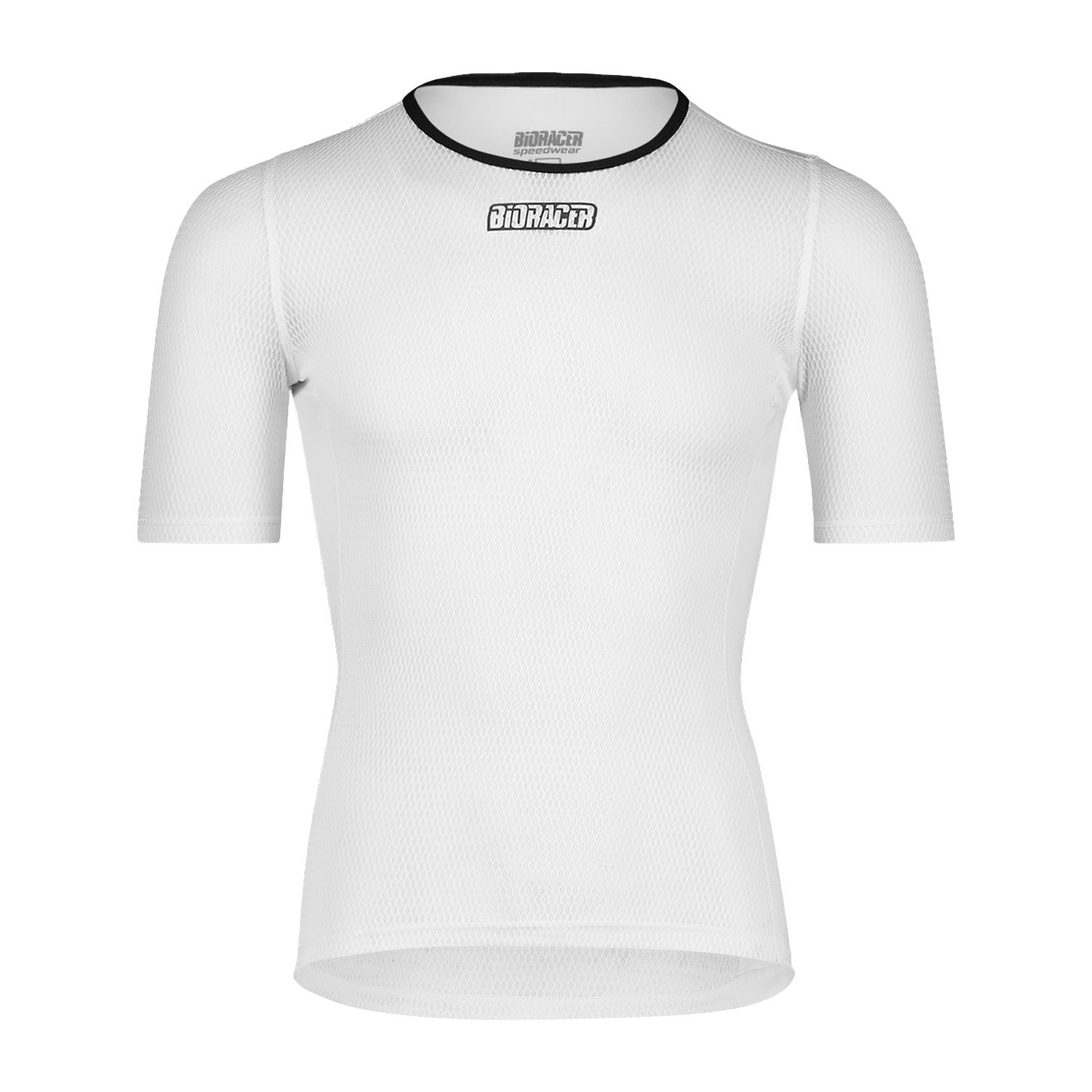 Bioracer Short Sleeve Breeze Base Layer kerékpáros aláöltözet, légáteresztő, rövid ujjú, fehér
