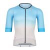 Bioracer Speedwear Cooling Jersey férfi kerékpáros mez, légáteresztő, hűtő hatású, kényelmes, szürke/azúr