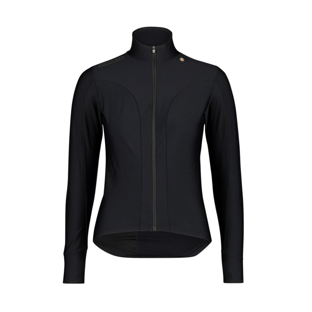 Bioracer Vesper Tempest Light női kerékpáros dzseki, könnyű, szélálló, fekete szín, vízlepergető
