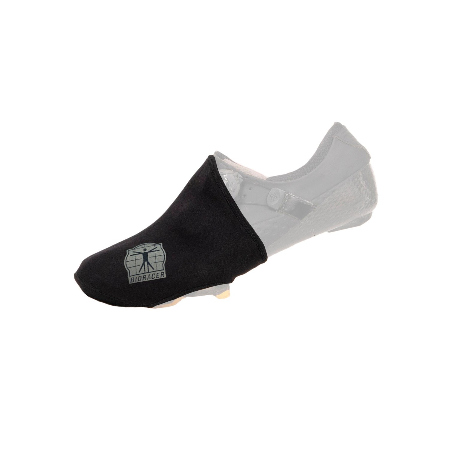 Bioracer Neoprene Toe Protector, kerékpáros lábujjvédő, neoprén anyag, szélálló, fekete szín