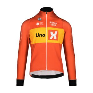 Bioracer Uno-X Mobility Icon Tempest Protect Jacket férfi kerékpáros kabát, szélálló, vízálló, narancssárga