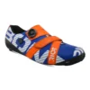 Bont Riot+ országúti kerékpáros cipő, karbon kompozit talp, BOA L6 záródás, kényelmes, kék narancssárga