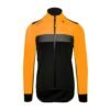 Bioracer Spitfire Tempest Protect Jacket kerékpáros kabát, szélálló, vízlepergető, jól látható, fekete neon narancssárga