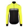 Bioracer Spitfire Tempest Jacket kerékpáros kabát, szélálló, vízlepergető, jól látható, fekete neon sárga