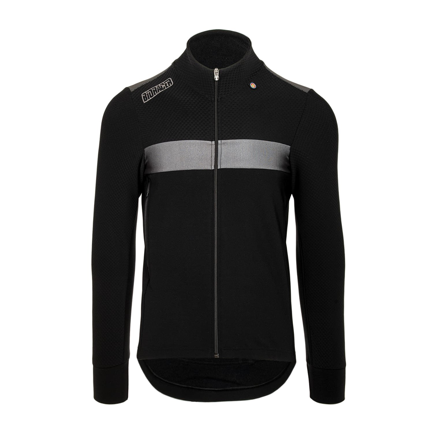 Bioracer Spitfire Tempest Structure Jacket férfi kerékpáros kabát, szélálló, vízlepergető, fekete Bioracer Spitfire Tempest Structure Jacket férfi kerékpáros kabát, szélálló, vízlepergető, fekete