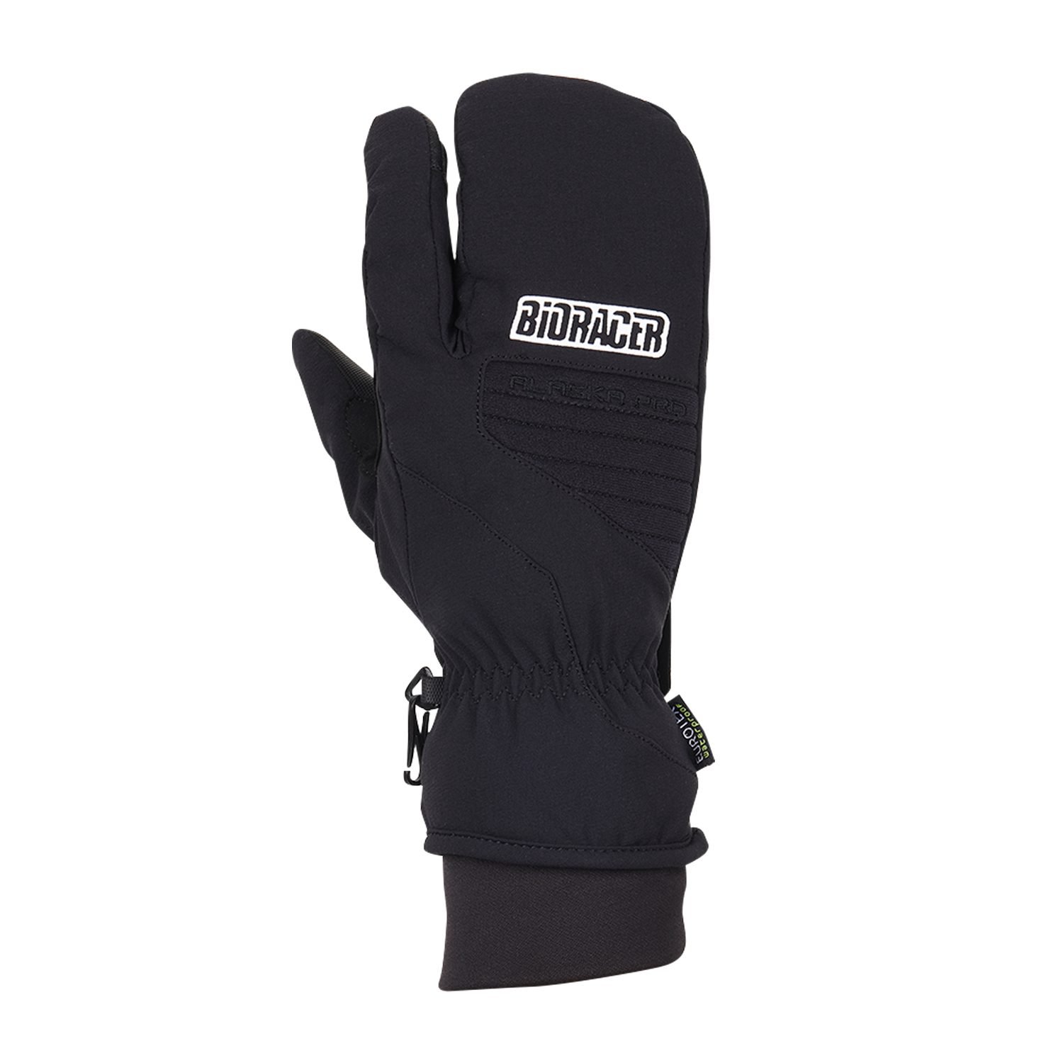 Bioracer Alaska Pro Winter Gloves téli kerékpáros kesztyű, szélálló, vízálló, fekete