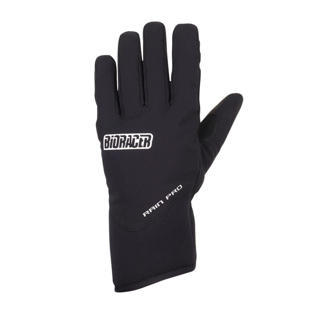Bioracer Rain Pro Gloves vízálló kerékpáros kesztyű, szélálló, fekete