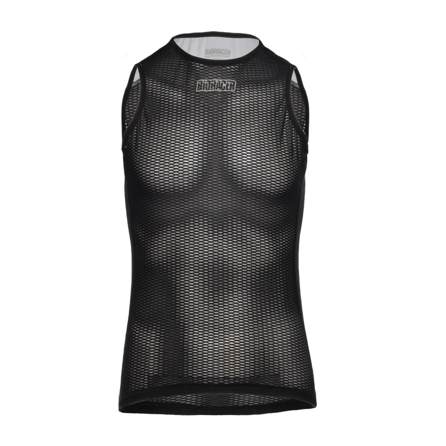 Bioracer Sleeveless Breeze Base Layer Black férfi kerékpáros ujjatlan aláöltözet, légáteresztő, fekete