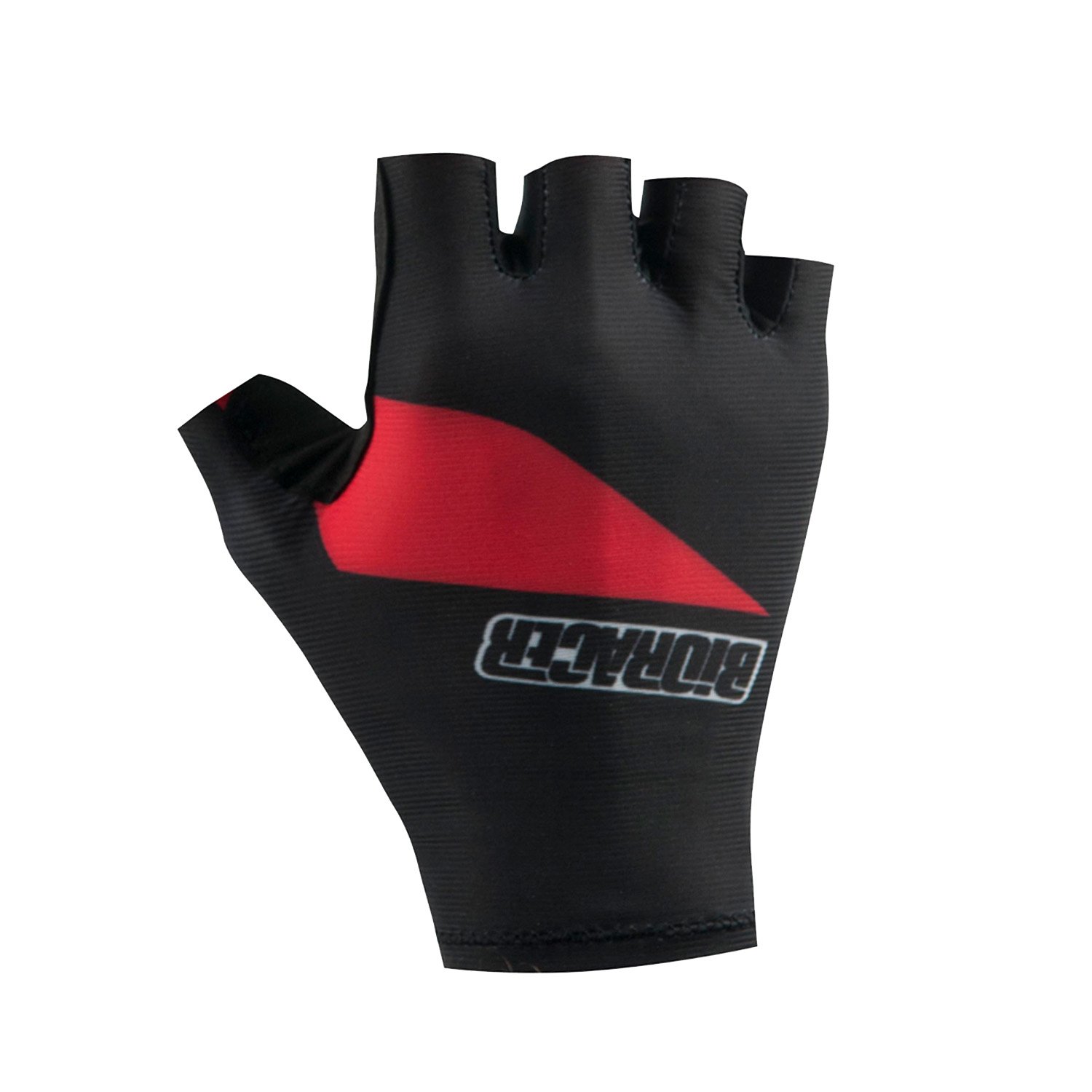 Bioracer One Summer Gloves Black kerékpáros kesztyű, légáteresztő, rövid ujjas, fekete piros