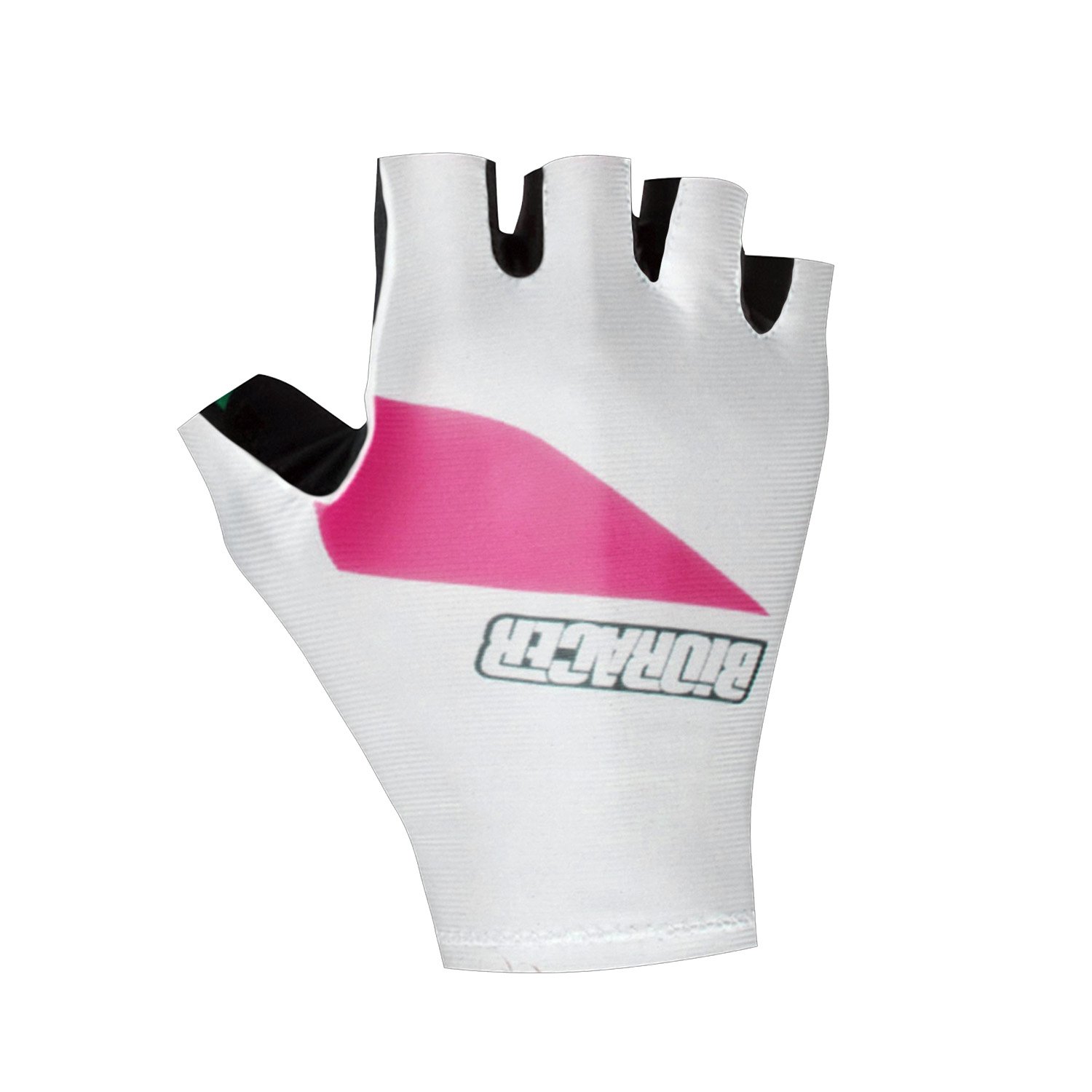 Bioracer One Summer Gloves White kerékpáros kesztyű, légáteresztő, rövid ujjas, fehér rózsaszín Bioracer One Summer Gloves White kerékpáros kesztyű, légáteresztő, rövid ujjas, fehér rózsaszín