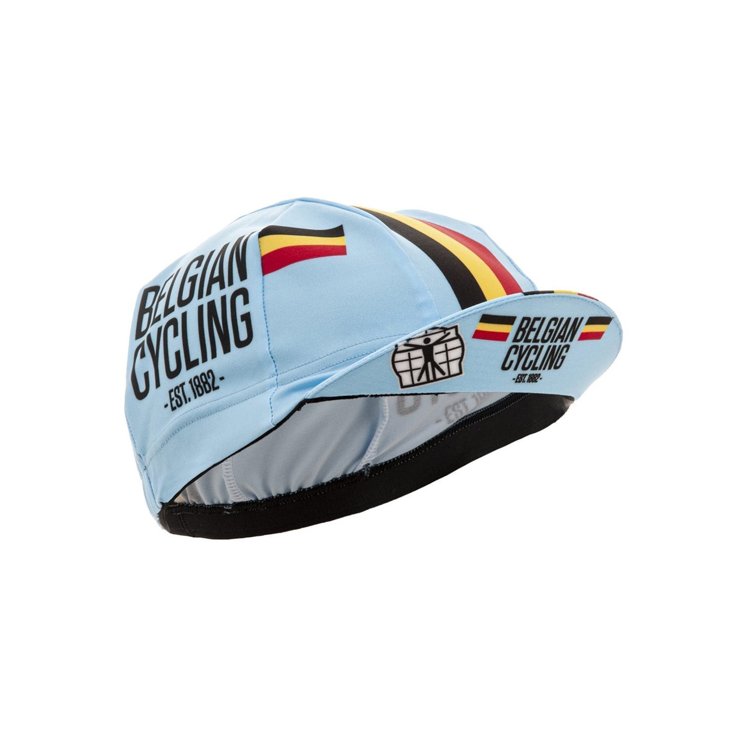 Bioracer Official Belgian Cycling Cap kerékpáros sapka, belga válogatott design, kényelmes, kék Bioracer Official Belgian Cycling Cap kerékpáros sapka, belga válogatott design, kényelmes, kék