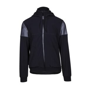 Bioracer Urban Tech Hoodie férfi kapucnis pulóver, kényelmes, fekete