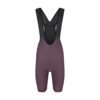 Bioracer Icon Women's Bibshorts női kerékpáros rövid kantáros nadrág, kényelmes, légáteresztő, gyors száradású, bordó lila