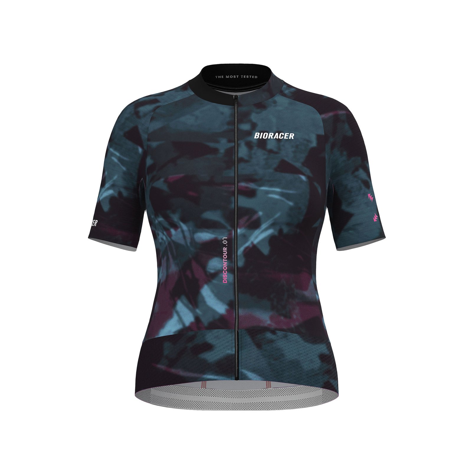 Bioracer Epic Women’s Jersey Infinite, női kerékpáros mez, légáteresztő, aerodinamikus, gyors száradású, mintás sötét kék Bioracer Epic Women’s Jersey Infinite, női kerékpáros mez, légáteresztő, aerodinamikus, gyors száradású, mintás sötét kék