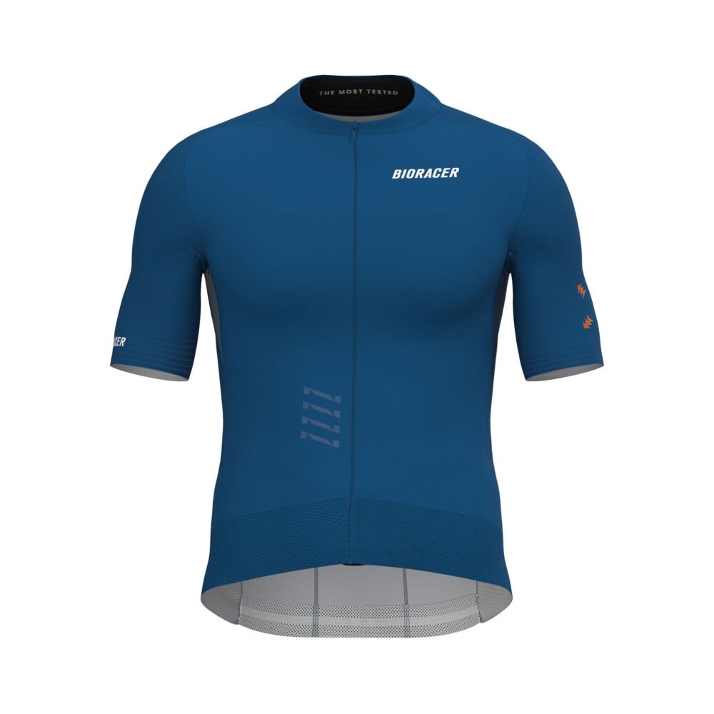 Bioracer Epic Jersey légáteresztő, testhezálló, gyors száradású kerékpáros mez, petrol kék