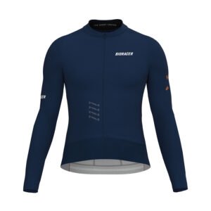 Bioracer Bioracer Epic Long Sleeve Jersey légáteresztő, testhezálló, gyors száradású kerékpáros mez, nautica sötét kék