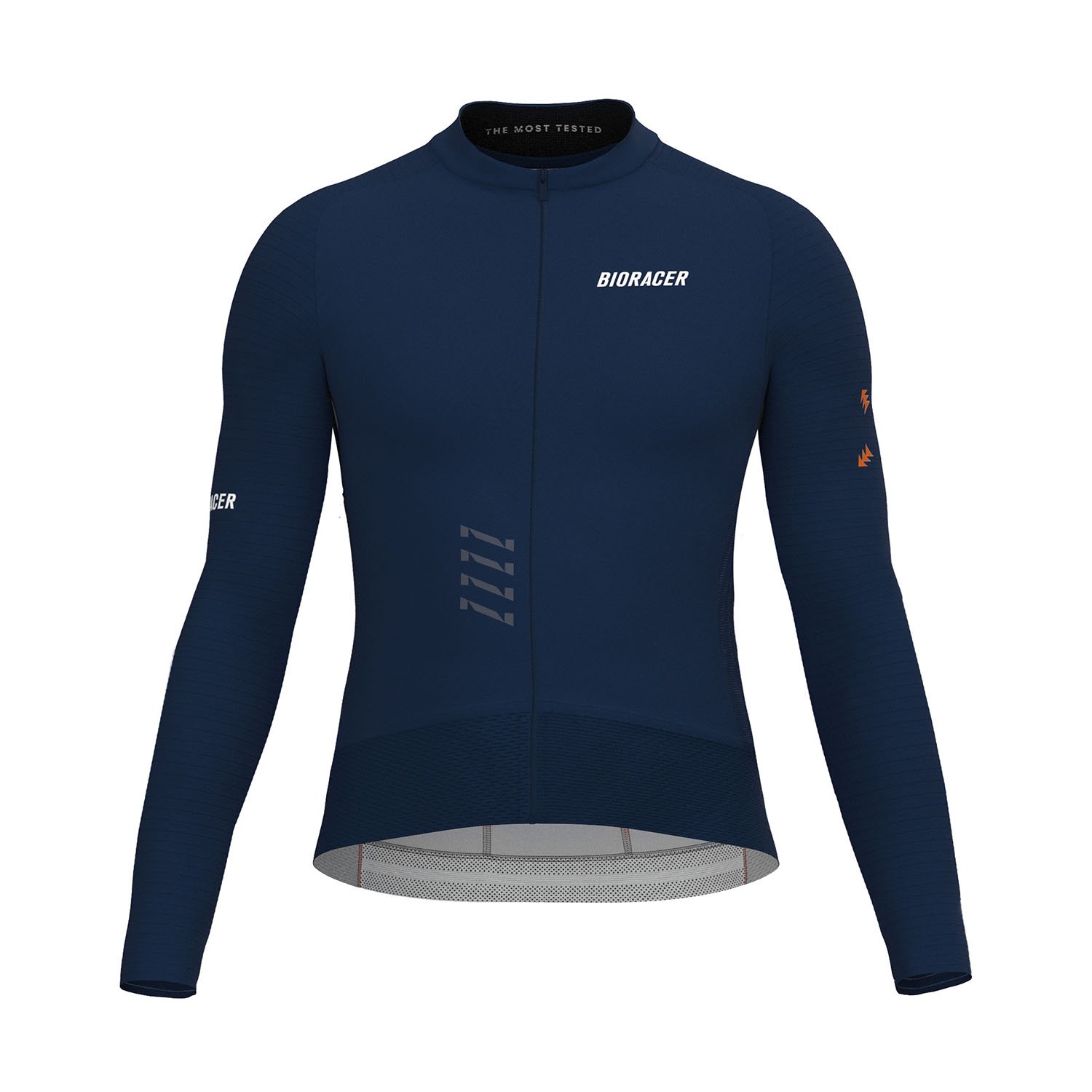 Bioracer Epic Long Sleeve Jersey légáteresztő, testhezálló, gyors száradású kerékpáros mez, nautica sötét kék