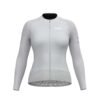 Bioracer Epic Women’s Long Sleeve Jersey női hosszú ujjú kerékpáros mez, aerodinamikus, légáteresztő, szürke