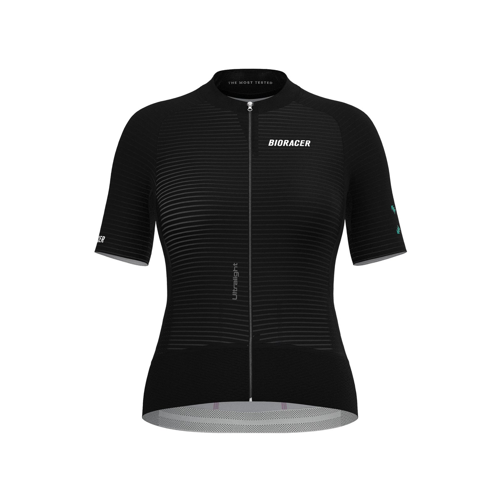 Bioracer Epic Ultralight Women’s Jersey női kerékpáros mez, ultrakönnyű, légáteresztő, UV-védelemmel, fekete